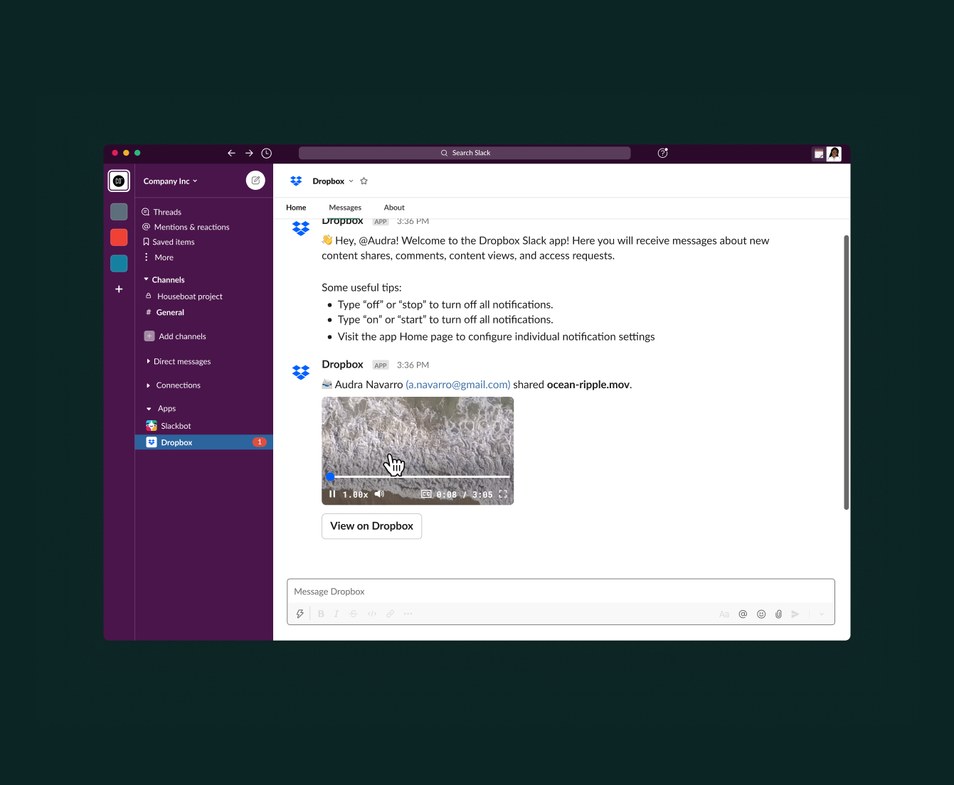 Project screenshot