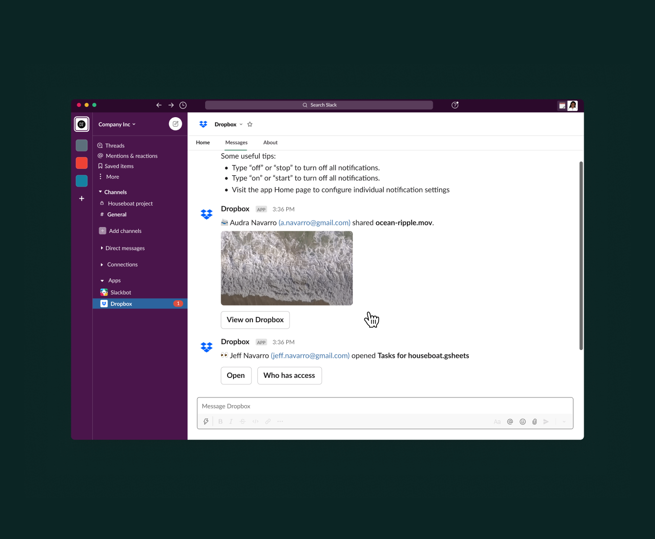 Project screenshot