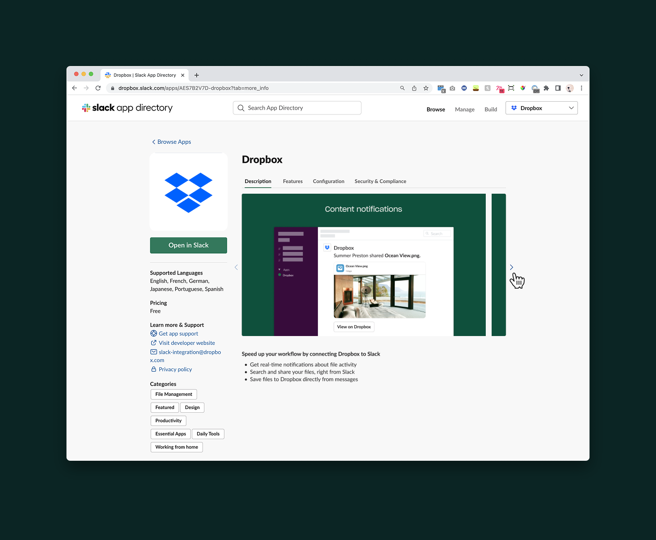 Project screenshot
